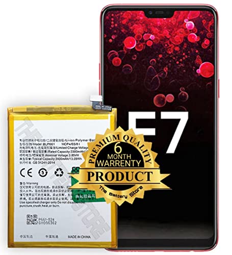 Image of THE BATTERY STORE Orignal BLP661 Battery for Oppo F7 / A3 Model: BLP661 Batttery with 6 Month Warranty and high Battery Backup Battery (for BLP661)