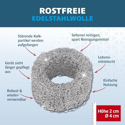 ROKITTA'S KALKSCHRECK Kalkfänger 4er Set - Ideal für Wasserkocher & Co. | Reduziert Kalkablagerungen, weniger Kalkflocken, weniger Putzen | Wiederverwendbar, ohne Chemie