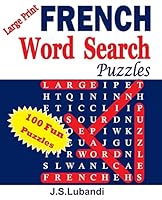 Large Print French Word Search Puzzles 1514357321 Book Cover