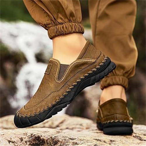 Men's Handmade Leather Orthopedic Outdoor Loafers, Orthopedic Dress Shoes for Men,Shoes for Men Slip On2