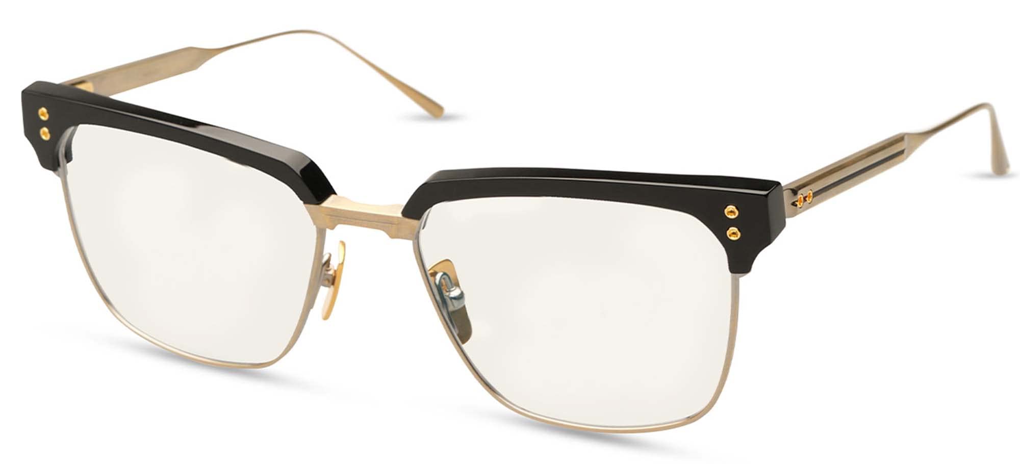 Dita FIRAZ Oprawki do Okularów Antique Gold Black 55/18/142 unisex