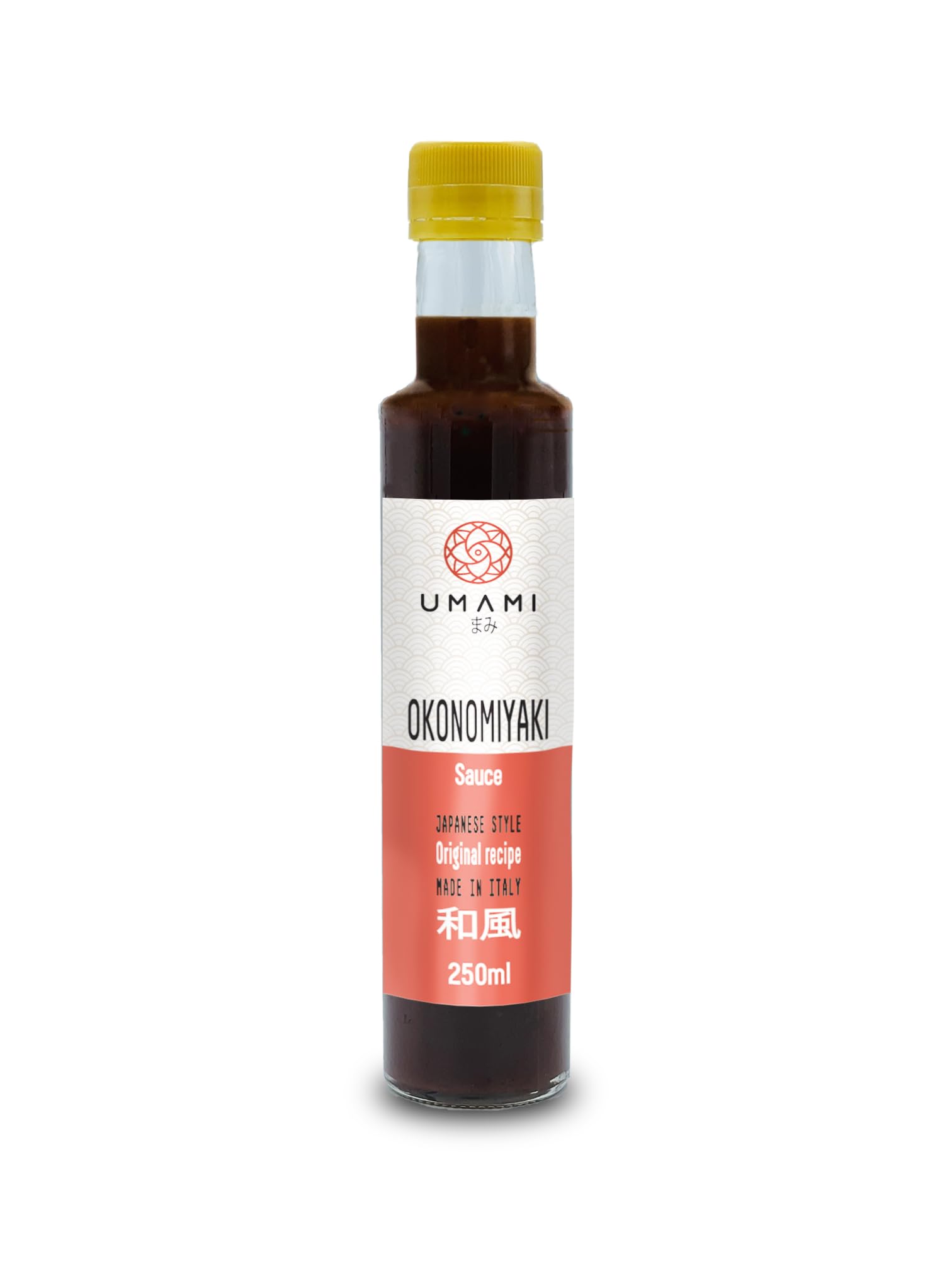 Umami Salsa Okonomiyaki Japonesa 250ml - Con Frutas y Verduras BIO - Para Okonomiyaki, Takoyaki y Street Food - Sin Conservantes ni OMG - Sabor Auténtico