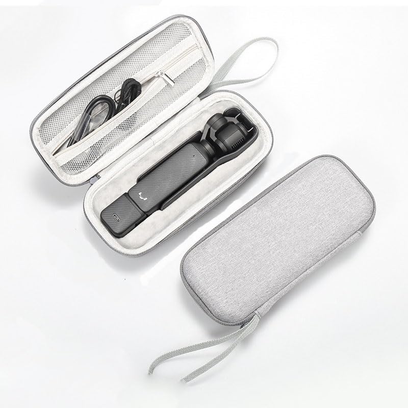 menivi Hard Carrying Case Shockproof Hard Travel Case Anti-Scratch Hard Shell Case Splashproof for DJIOSMO Pocket3 Gimbal Stabilizer (Grey)