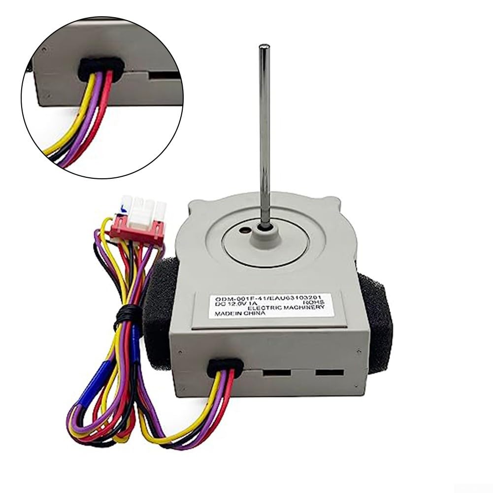 Wentylator chłodzący część zamienna EAU63103201 DC12 V bezpośredni napęd do lodówki Kenmore silnik parownika energooszczędny szary 10 cm