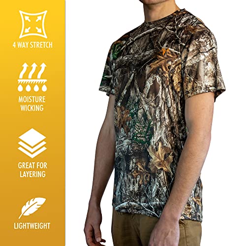 HOT SHOT Men’s Camo Hunting Short Sleeve Shirt – Quick Dry Performance Shirt2