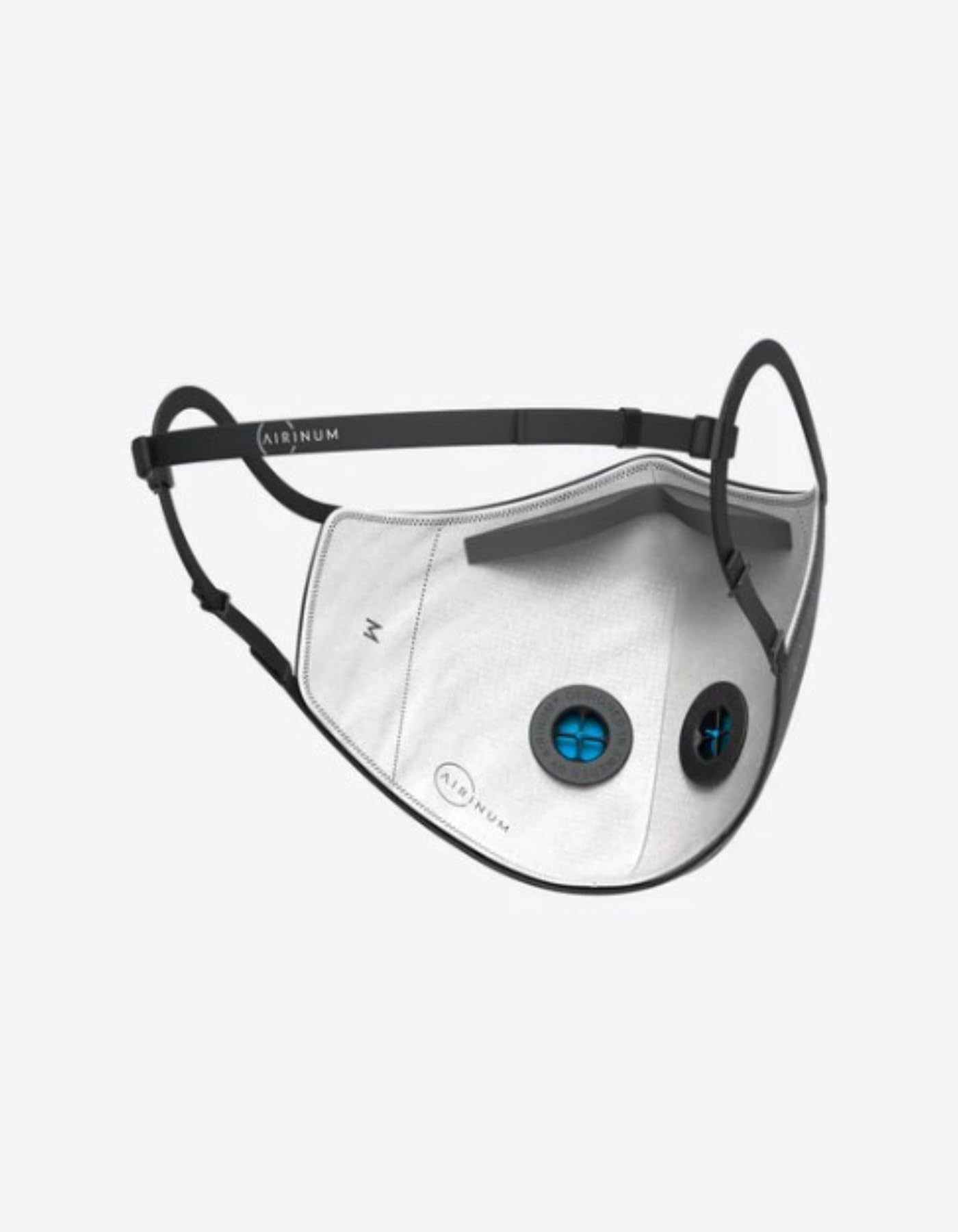 Airinum Urban Air Mask 2.0 , Masque anti-pollution, Masque de Protection Respiratoire Réutilisable et Ajustable Contre la Pollution Atmosphérique, les Allergènes et les Bactéries - Onyx Black L