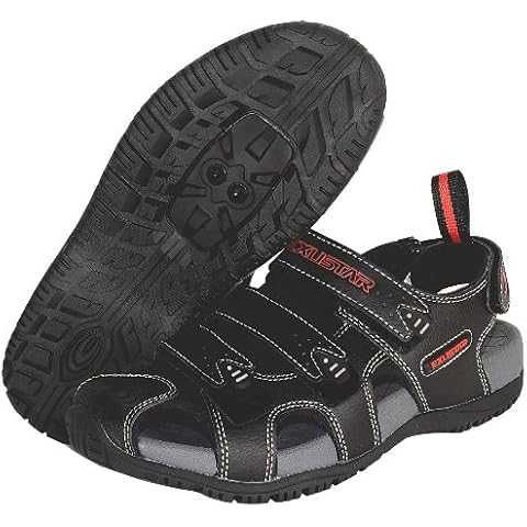 Exustar E-SS503 Bike Sandal, Black, 45/46 Euro or 11-12 US Cover