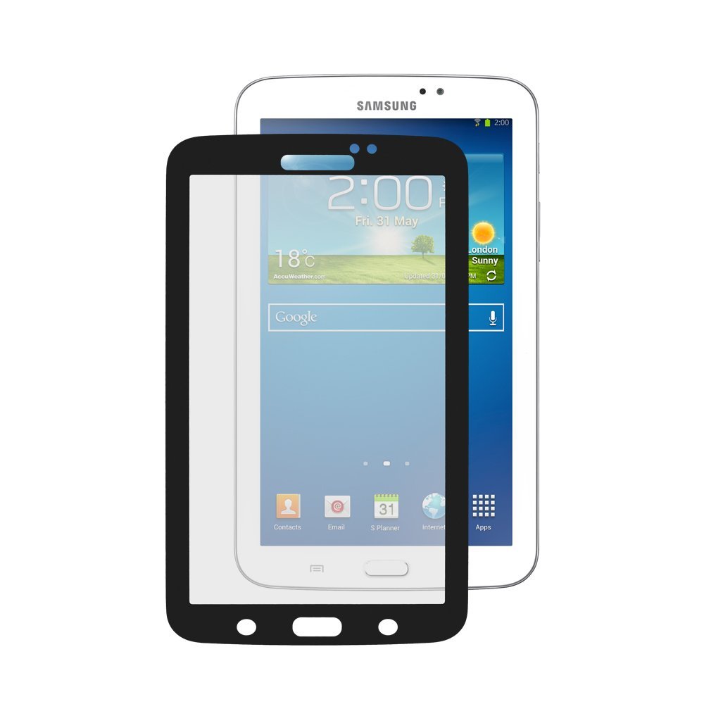Moshi iVisor XT Screen Protector for Samsung Galaxy Tab 3 7.0 Tablet ~ Black ~ Crystal Clear