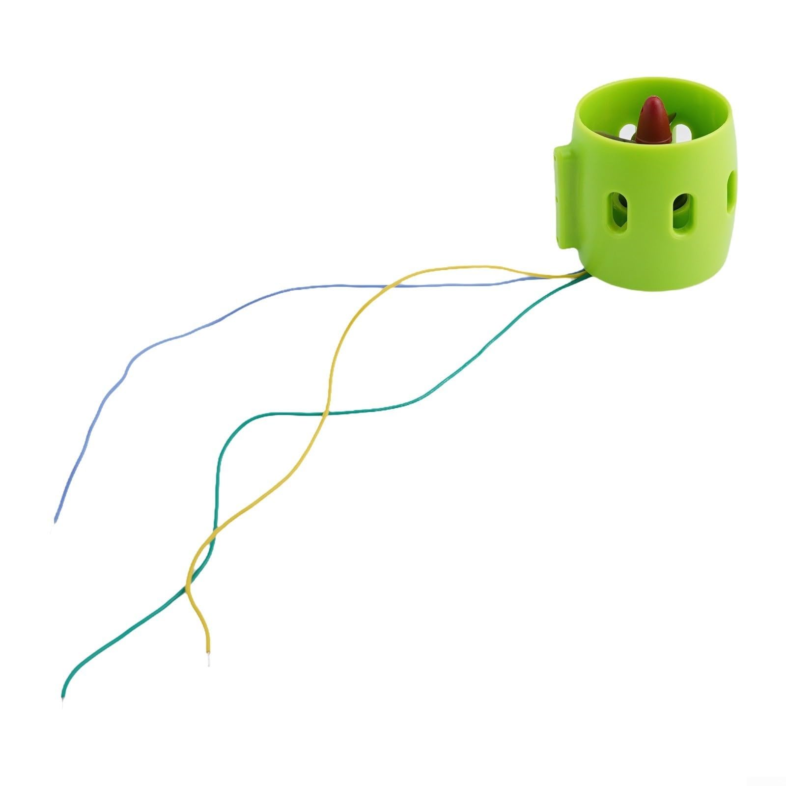 Impulsor subacuático sin escobillas para barcos y kayaks modelo RC rodamiento de acero inoxidable aleación de aluminio Shell verde 12-24V 30-200W (en sentido antihorario)