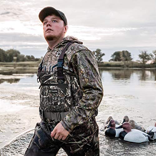 Tidewe Breathable Insulated Chest Wader With Boot Hanger, 1600G Insulation Waterproof Hunting Wader With Steel Shank Boots, 200 Insulated Liner Realtree Max 5 Camo Hunting Fishing Wader Size 9 #TOP6