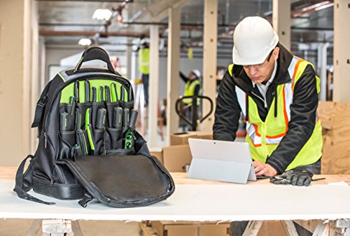 Sac à dos technique Greenlee 0158–27 avec compartiments renforcés