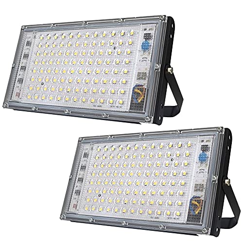 Image of MLD BL2315 70W LED Flood Light Brick Landscap Led Lights IP66 for Indoor Outdoor Led Lights | White | 70 Watt | Pack of 2