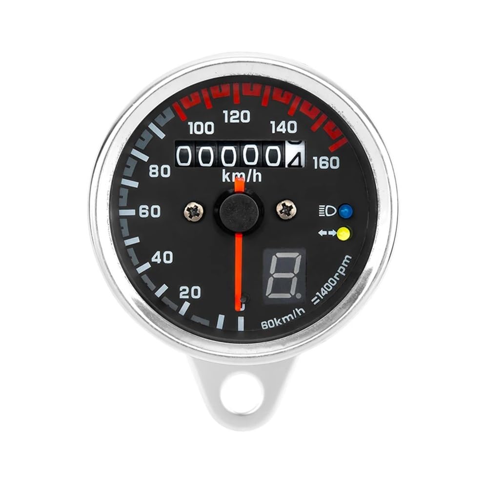 Motocicleta Velocímetro Odómetro Accesorios De Modificación De Motocicletas, Cuentakilómetros, Indicador De Marcha, Medidor De Puntero Universal para Motocicleta, Velocímetro Digital para CG125