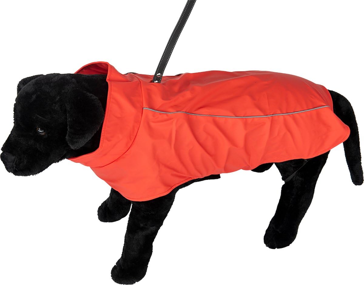 JACK AND VANILLA, Fisherman Waterproof Outdoor Jacket, Bright Red, Size M/L, Length 45 cm - Image 3
