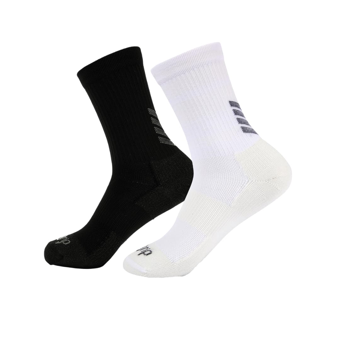 Teqnigrip Grip Socks for Soccer for Men & Women - Non Slip Soccer Grip Socks - Athletic Football Sock with Advanced Grips