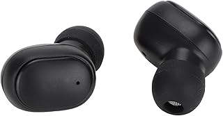 Fones de ouvido sem fio, binaural sem fio estéreo sem fio Fone de ouvido sem fio verdadeiro design sem fio binaural Design de cavidade de metal independente Operação simples para escritório