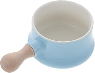 SOIMISS Tazón de Cerámica Madera Sopa y Leche Moderno Color Azul Capacidad Aproximada Buffets