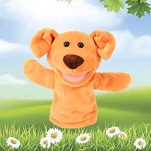 Easfan Puppy Hand Puppet Soft Animal Plush Toy with Movable Mouth Interactive Storytelling Cute Dog Toys Creativity Imagination Christmas Birthday...