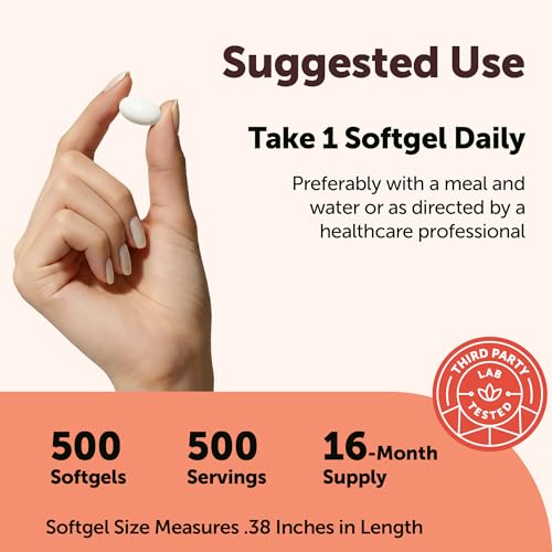 Chromium Picolinate with MCT Oil, 500 Softgels | 1,000 mcg Elemental Chromium Per Serving | Chelated Essential Trace Mineral Form | Non-GMO, cGMP Manufactured - Image 4