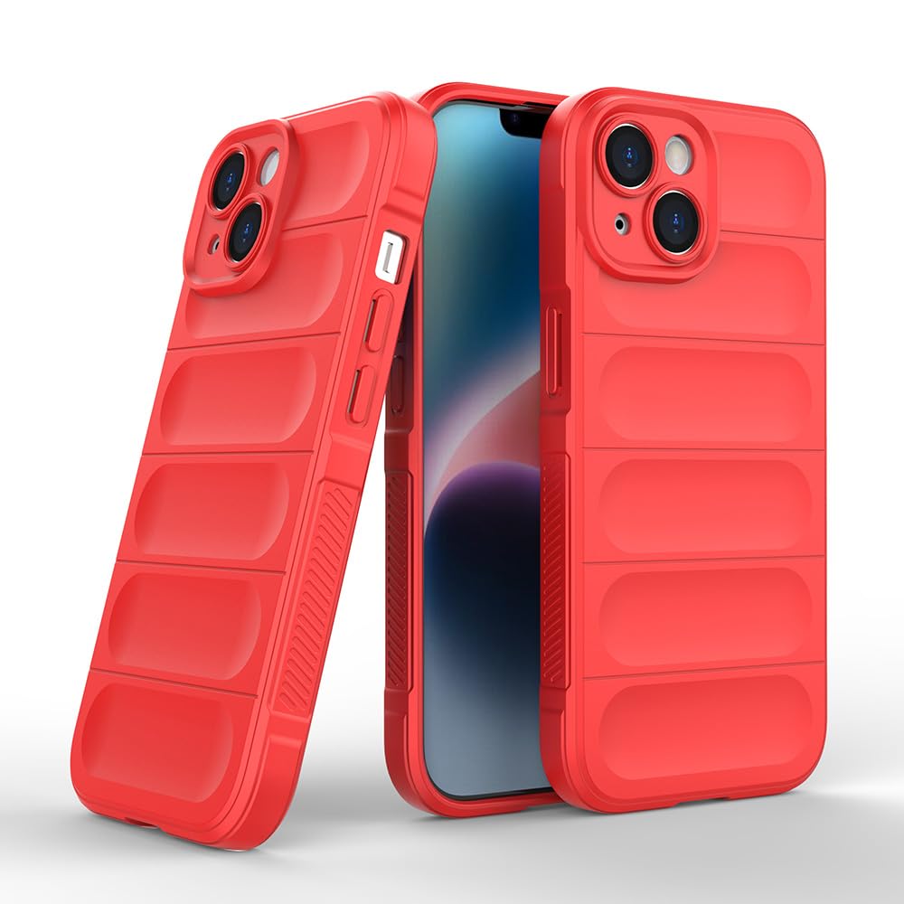 amazon basics Mobile Cover for Apple iPhone 15 | Full Camera Protection | Liquid Silicon Case | Flexible Bumper Case for Apple iPhone 15 (Red) (B0D1MGVLTL) Amazon Price History, Amazon Price Tracker