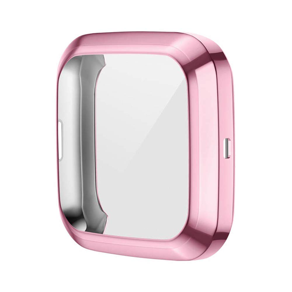 Blu) Pellicola protettiva antiurto in silicone per Fitbit Versa2 blu