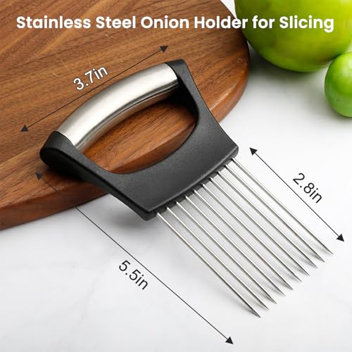 Onion-Holder-for-Slicing-6Pcs-Stainless-Steel-Lemon-Slicer-Vegetable-Cutter-Onion-Slicer-Holder-Kitchen-Chopper-Slicing-Assistant-Tool-for-Potato-Tomato-Cucumber-Avocados-Fruits-Eggs-Meat