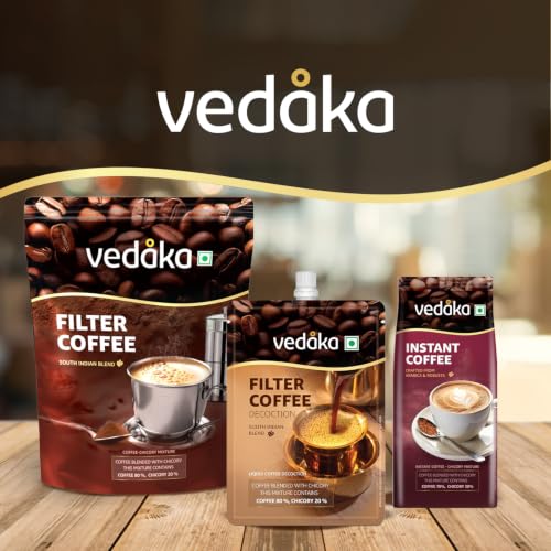 Image of Amazon Brand - Vedaka Coffee Decoction 200 ml | Ready-to-Use Filter Coffee Concentrate | Just Add Hot Milk | Strong Aroma & Authentic Taste