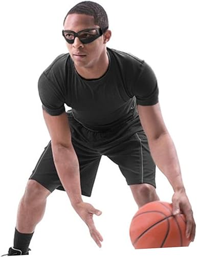 Miniatura 9 de CLISPEED 2 gafas portátiles para exteriores gafas profesionales negras para equipo de entrenamiento deportes baloncesto seguridad práctico accesorio