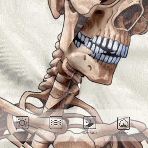 Personalized Toddler Underwear Custom 2t Cotton Girl Panties Cute Funny Skeleton Rock Sign Briefs Undies Kids3