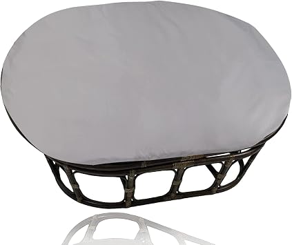 Double Papasan Chair Cushion Covers Only, Comfort Double Papasan Cushion Cover, Outdoor Indoor Cushion Waterproof Slipcover for Wicker Egg Chair, Waterproof d,67 * 47 * 6in