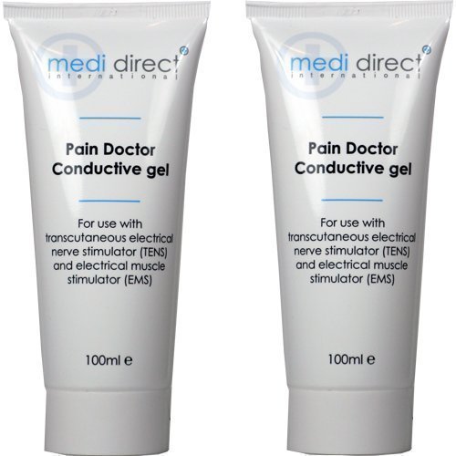 2x Conductive Gel for use with Circulation Massagers, Pain Doctor and TENS machines - 100ml tube by HealthMarket