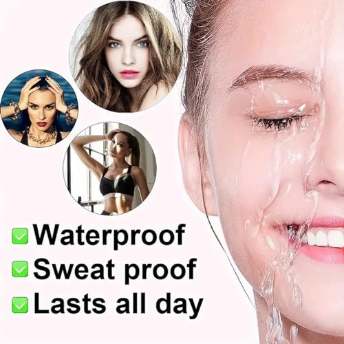 Image of SUGARGLOW Eyebrow Contouring Pen, 4-Tip Microblade Brow Pen, Liquid Eyebrow Pen Waterproof Microblading Eyebrow Pencil, Creates Natural Looking Brows Makeup Effortlessly, Long Lasting (BLACK)