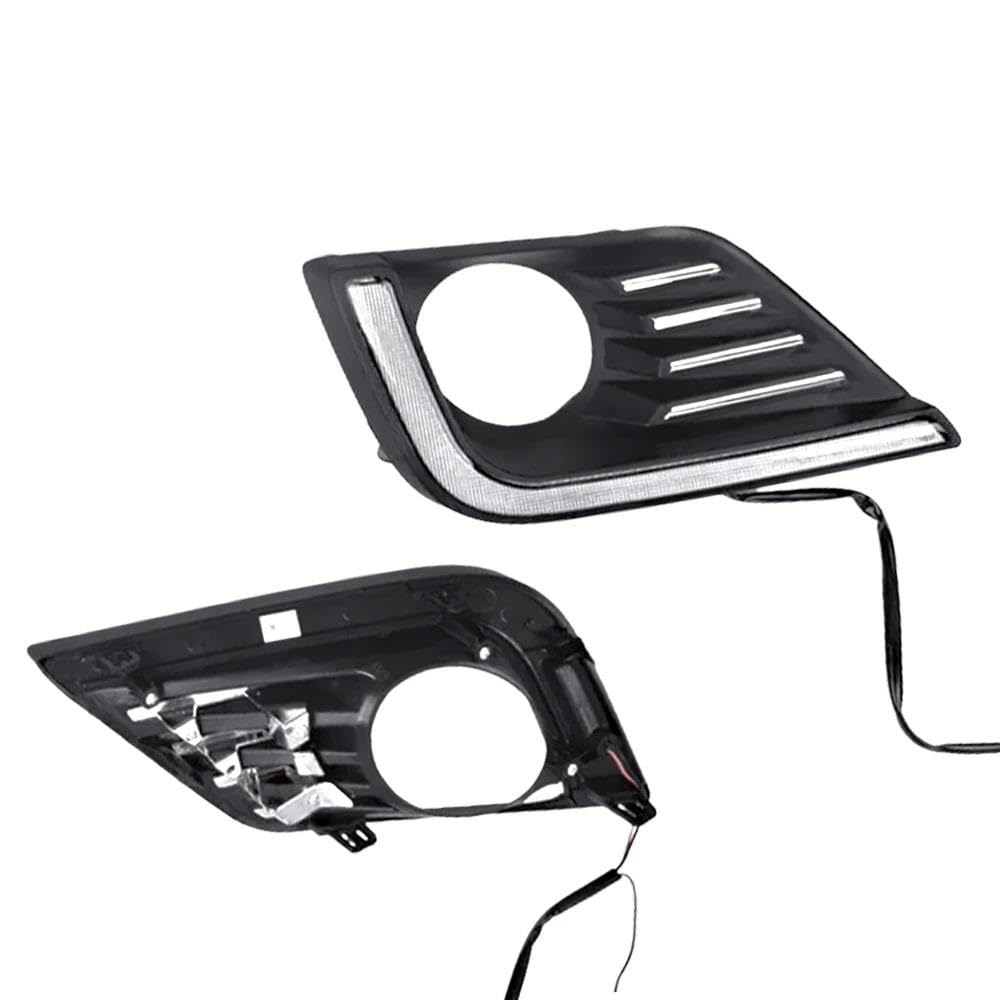 Luces de giro Luz LED Diurna Antiniebla DRL Con Señal De Giro Para Nissan Para Altima Para Teana (2017-2018) Indicador Intermitente Lateral