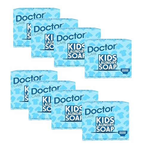 Doctor Care Kids-Baby Laundry Soap | Natural for Baby Clothes | Skin Friendly Organic Washing Soap | No Harmful Chemicals | Specially for Nappies | Mainly for Sensitive Skin 150gm x 3 (Pack of 8)-image-28