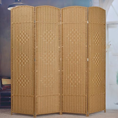 GN2AAIL パーテーション 間仕切り 4連 高さ150/170/180cm 折りたたみ 軽量 目隠し 衝立 おしゃれ 組立不要 コンパクト収納 150*40*4 エアコン風よけ 直撃風防止 オフィス 会議室 お風呂に最適 可動式 タイプ1 持ち運び 木