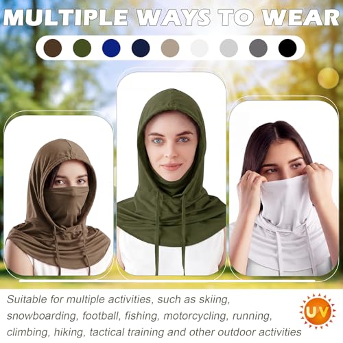 Image of Cooling Balaclava Face Mask Breathable Full Head Mask Sun Protection Neck Cover UV Face Cover for Men Women