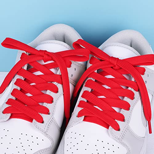 booyckiy 2 pairs 2534 flat shoe laces for sneakers 26 colors shoelaces in 2734-7234