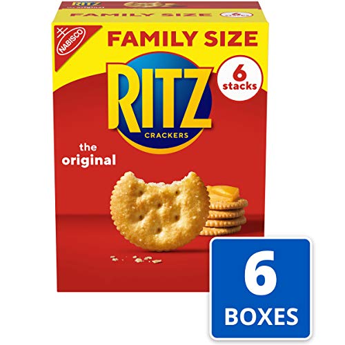 Image of RITZ Original Crackers, Family Size, 6-20.5 oz Boxes (Pack of 2)