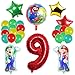 Produktbild Super Mario Bros Balloons Mario Birthday Party Supplies 9. Geburtstag Ballon Super Mario Party Dekorationen für Kinder, Set von 27 Stück