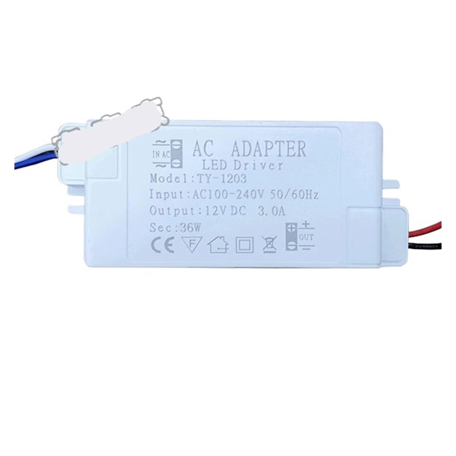 Ballast barre lumineuse 12V résistant aux surchauffes de 36W