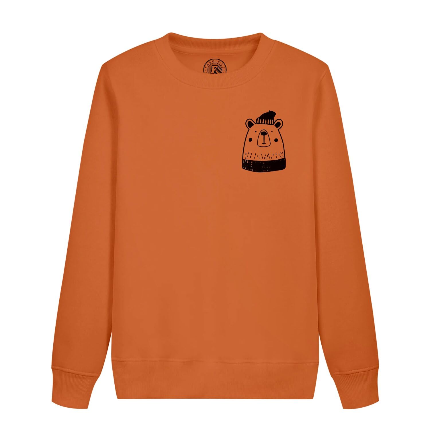 Sweatshirt enfant ours à bonnet idéal pour les sorties d'hiver
