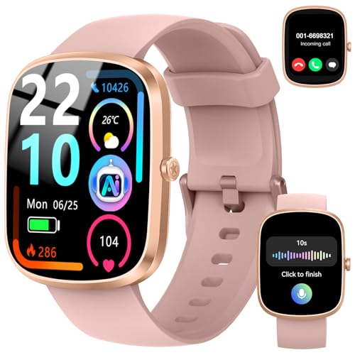 IA Montre Connectée Femme Homme avec ChatGPT, 1.91''Smartwatch avec Appel Bluetooth, Etanche IP68 Montre Sport Podometre...