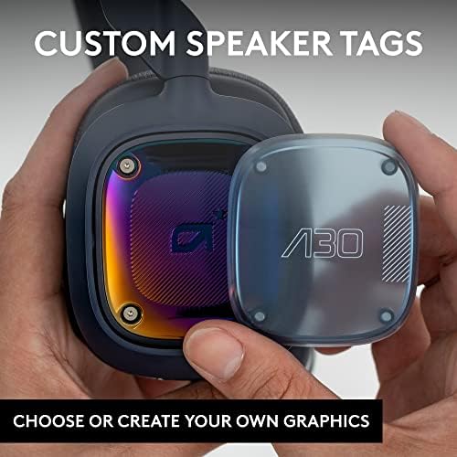 Logitech G Astro A30 LIGHTSPEED Wireless Gaming Headset, Bluetooth enabled, Dolby Atmos, Detachable Boom, 27h battery, USBC charging, for Xbox, PS5, PS4, Nintendo Switch, PC, Android - Blue