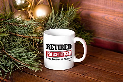 Retired Police Officer Gifts Mug Funny Christmas Retiring Retirement Gag Gifts For Women Men Dad Mom Retirement Coffee Mug Gift. Retired Mugs For Coworkers Office & Family. Unique Ideas For Her & Him #TOP4