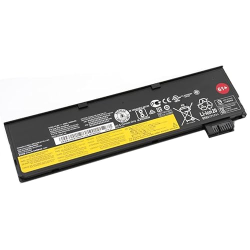 7xinbox 61+ 01AV422 01AV423 SB10K97582 Batterie Remplacement pour Lenovo ThinkPad T470 T570 T480 T580 P51S P52S A475 A485 série 01AV424 01AV425 01AV426 01AV427 01AV428 01AV491 (10.8V 48Wh / 4400mAh)