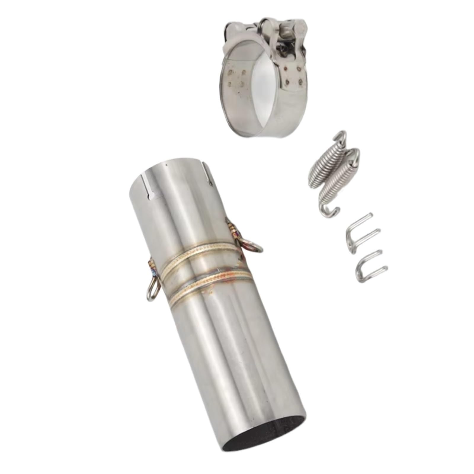 Motorrad Slip-On Auspuff Für CRF1100 Für CRF1100L 2020 2021 2022 Motorradauspuff 51mm Mittelverbindungsrohrabschnittsadapter Für Verbindungsrohr Motorradauspuffrohradapter