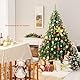 Künstlicher Weihnachtsbaum -mit 40 DIY Weihnachtsbaumschmuck,180cm Tannenbaum 800 Spitzen Metallständer Einfacher Aufbau Christbaum Kunstbaum Grün Weihnachtsbaum künstlich Christmas Tree