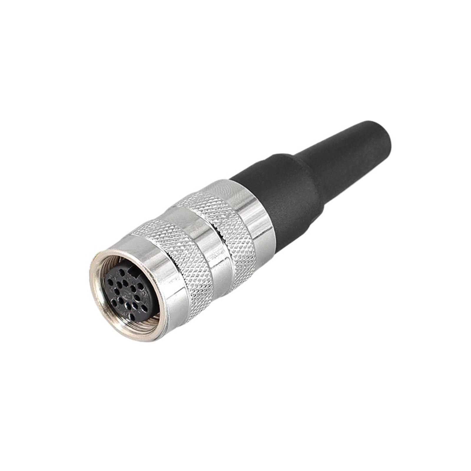 Connecteur aviation M16 femelle droit 14 broches en métal durable