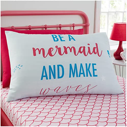 Gaveno Cavailia Kids Rotary Sheet Set Mermaid Single Children Character Bedding 2 Piece Printed Easy Care Bedlinen 1 Fitted Bedsheet and 1 Matching Pillow Case - Image 2