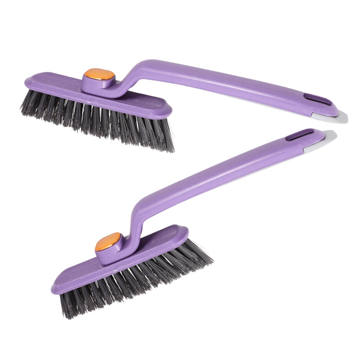 SHERCHPRY 5 Series Cepillo De Limpieza Giratorio Cepillo De Limpieza De Grietas Limpiar Polvo Herramientas De Limpieza De Rieles De Ventanas Cepillo para Fregar Páginas Púrpura 2 Piezas X 5